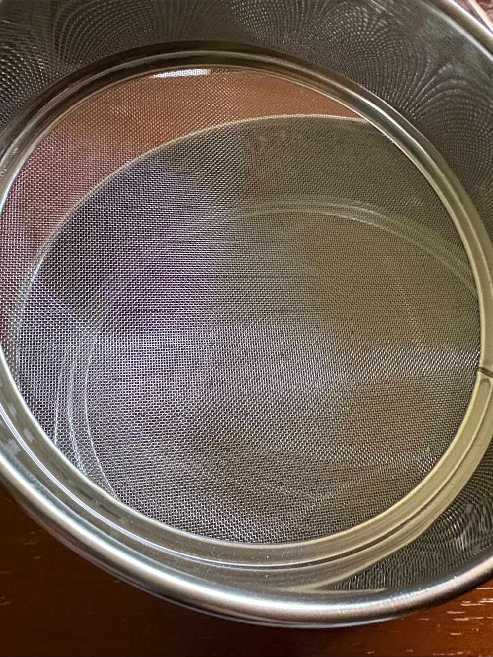 New - Stainless Steel Sprouter- circular tray. 7.5 inches X 2 inches tall.